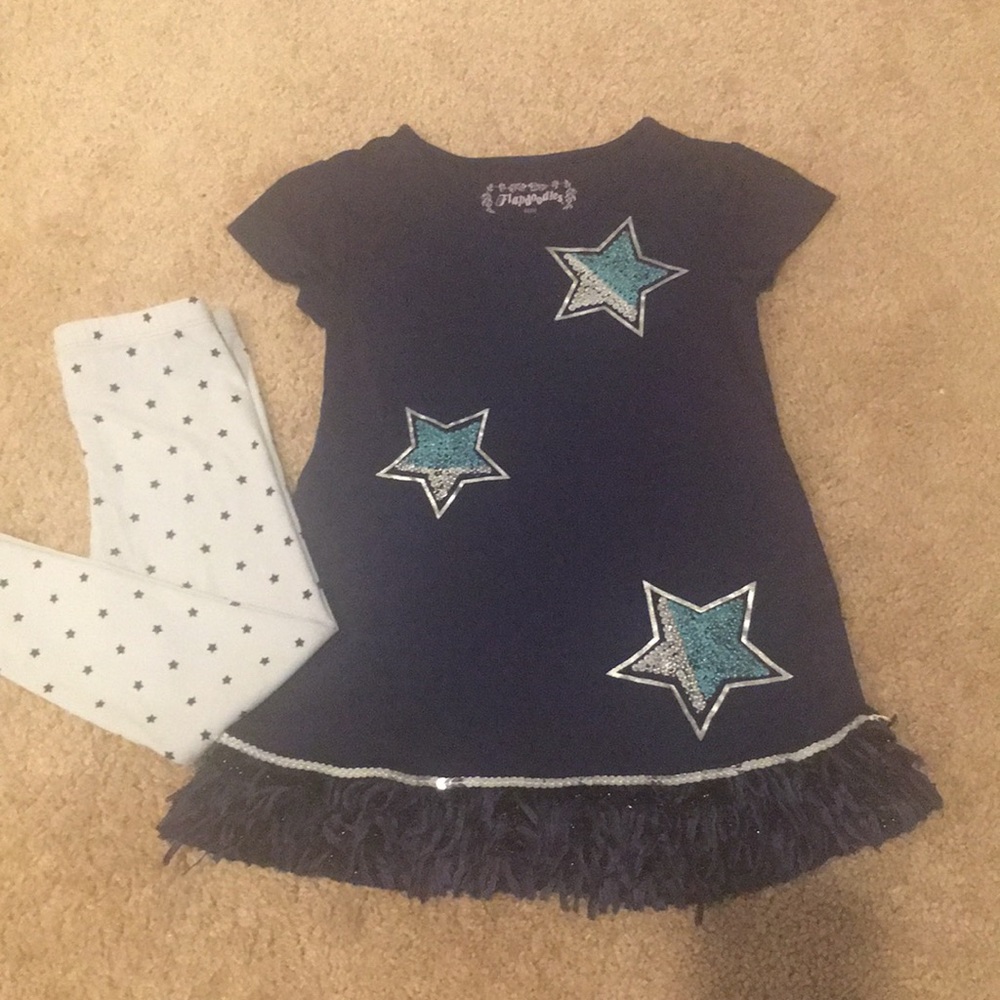 Dress with leggings
